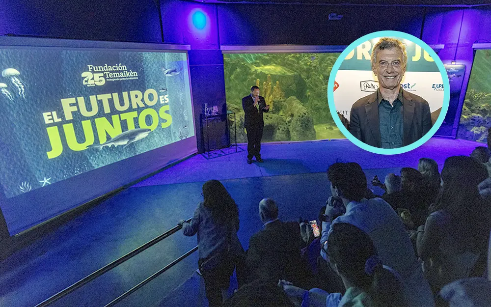 Mauricio Macri participó de un evento solidario por los 25 años de Temaikèn