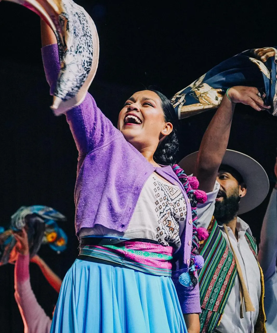 Presentación de ballets en el Festival Raíces Provincianas
