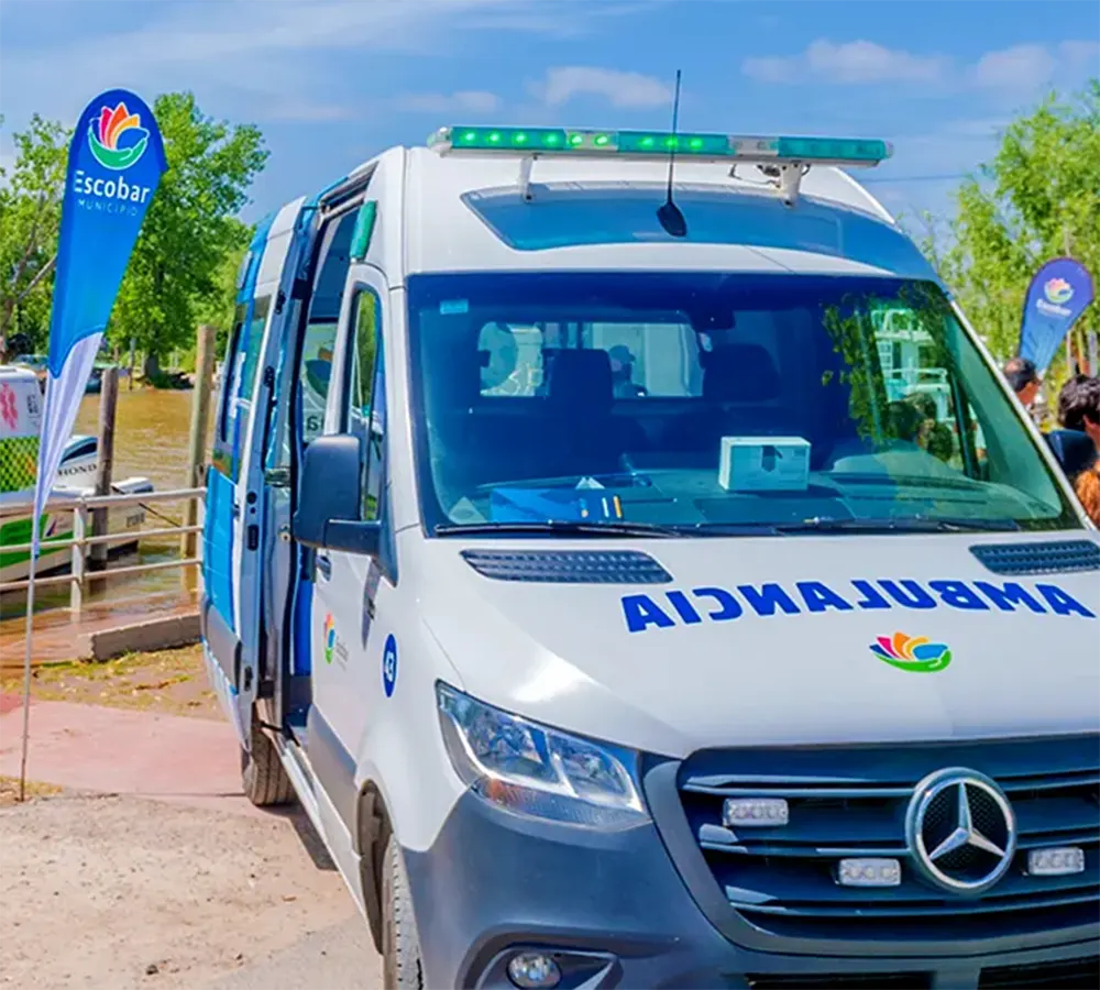 La mujer herida fue asistida por personal del SAME y trasladarla al hospital provincial Enrique Erill.