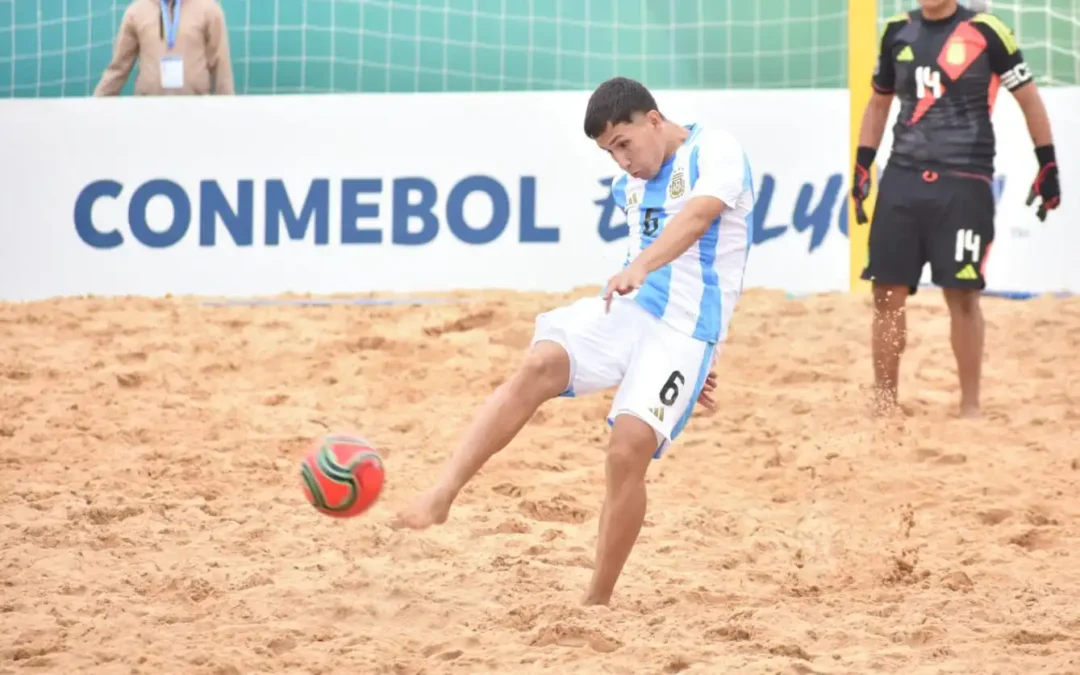 Un joven escobarense en la Selección Argentina Sub 20 de Fútbol PlayaElías