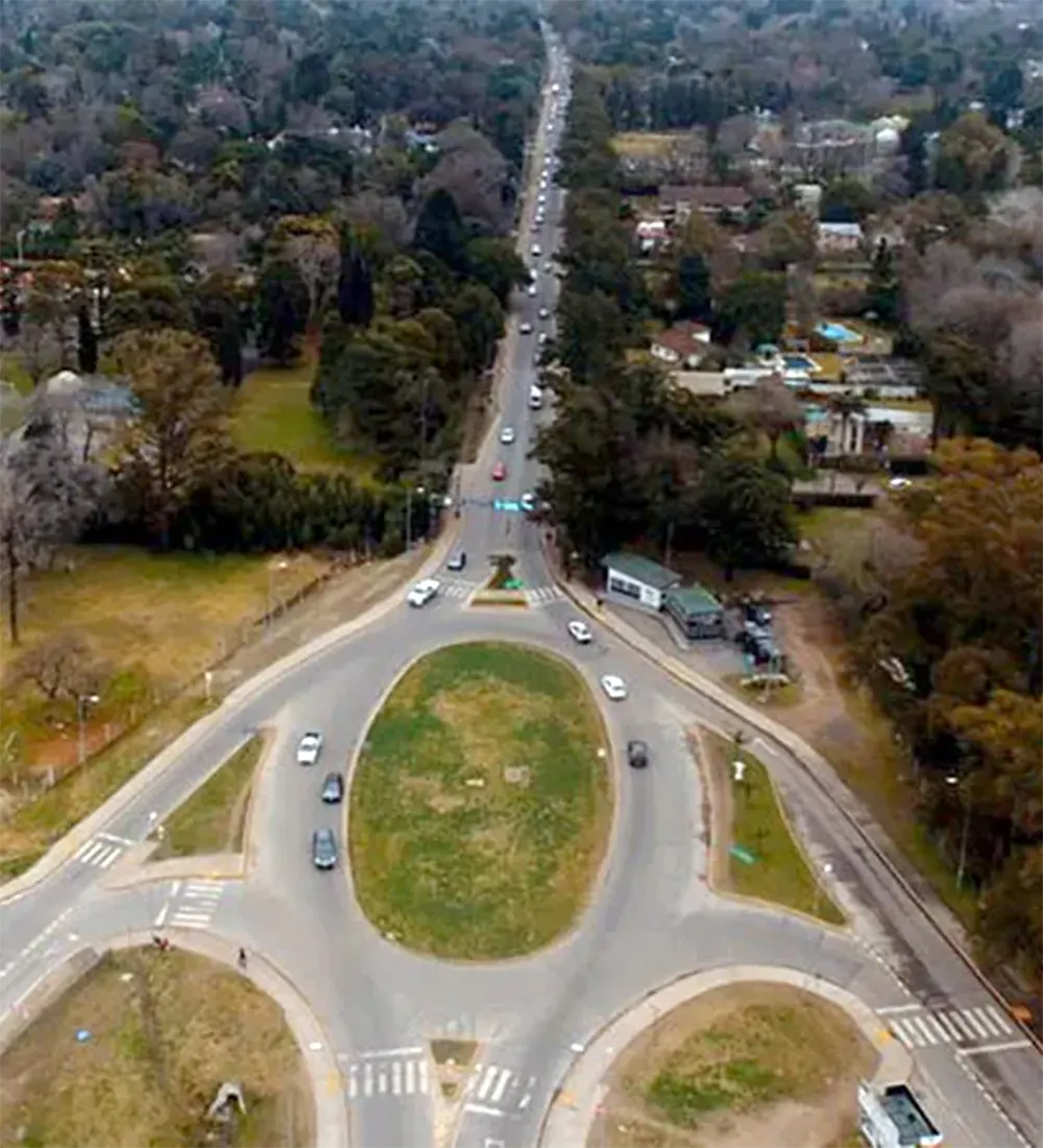 Vista aérea de la ruta 26 en Maschwitz