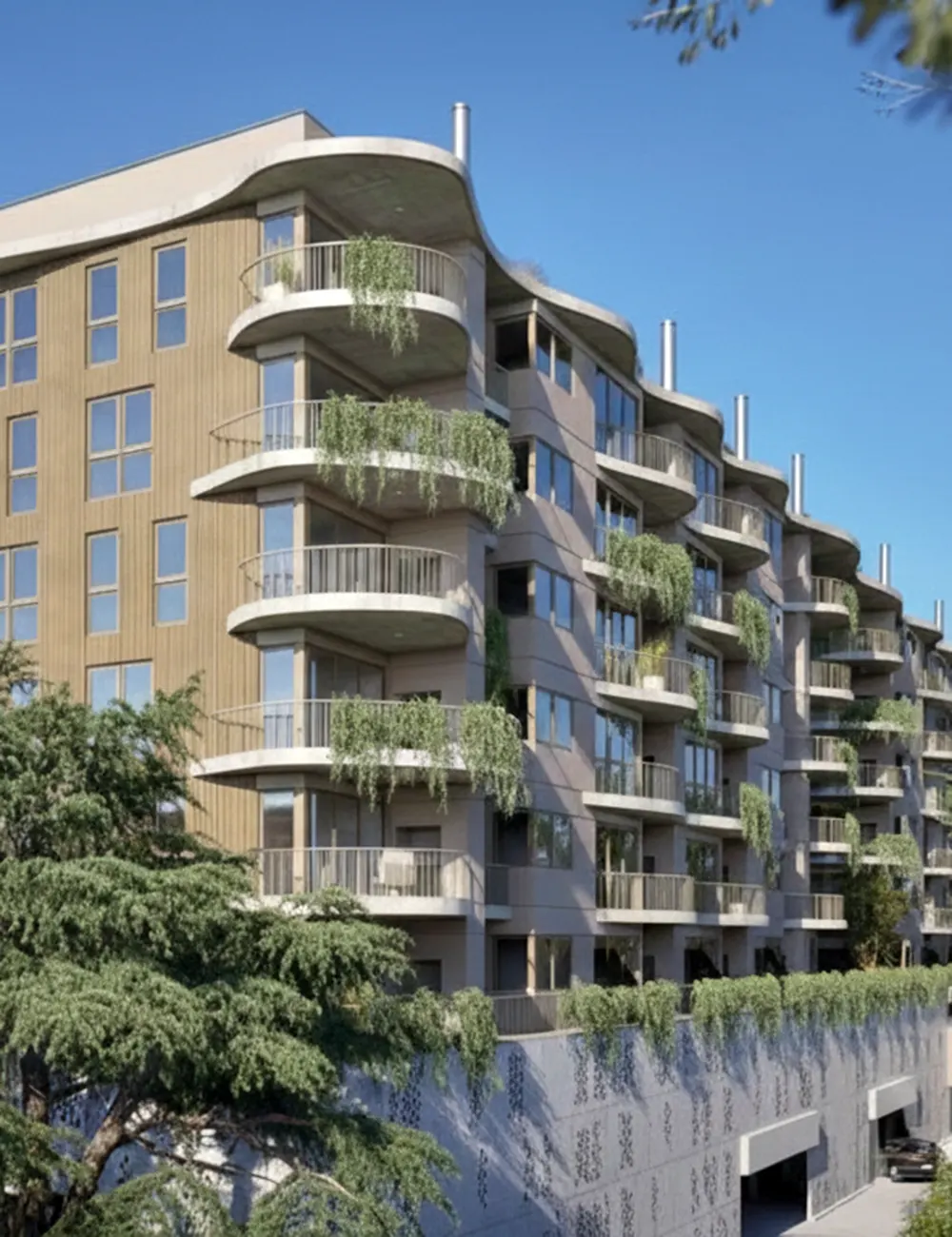 El proyecto Solara tendra cocheras con acceso a las tres calles.