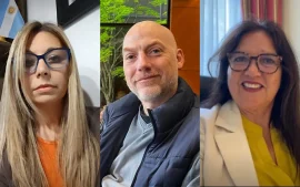 Carina Acro, Fernando Abdala y Dominga Olmedo, postulantes a Defensor de Pueblo