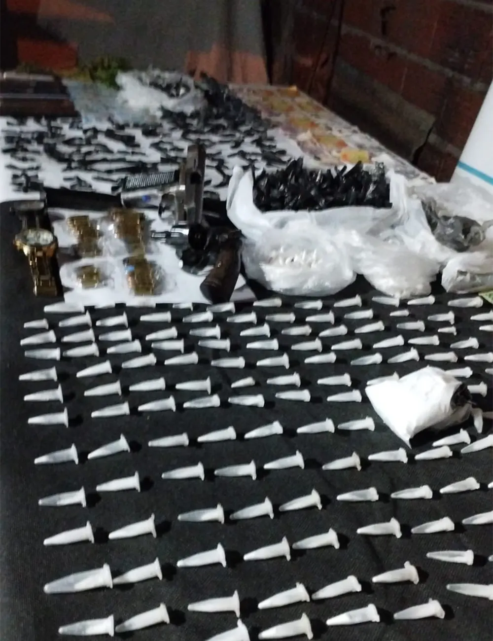 droga incautada durante el operativo