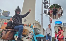 El youtuber Pablo Imhoff pasó por Loma Verde en el final del Proyecto Alaska.