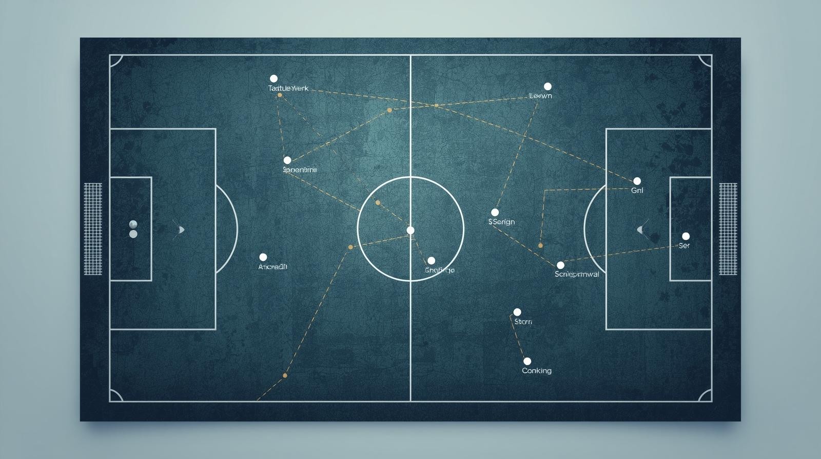 pizarra de una cancha de futbol pizarra de una cancha de futbol