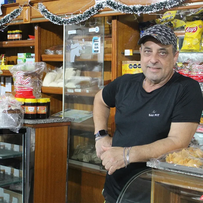 Juan Chieplo, hijo de los fundadores de La Piccola Italia