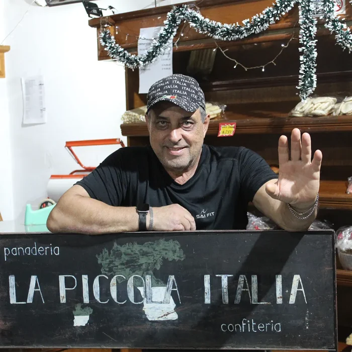 Juan Chieplo, hijo de los fundadores de La Piccola Italia