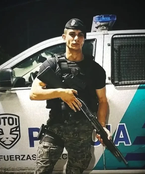 Santiago Miguel Oleksiuk, de 27 a&ntilde;os, efectivo de la UTOI de la Polic&iacute;a