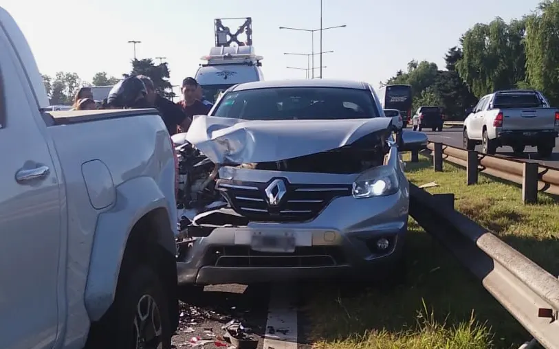 Accidente en la Panamericana a la altura del kilómetro 44,5.