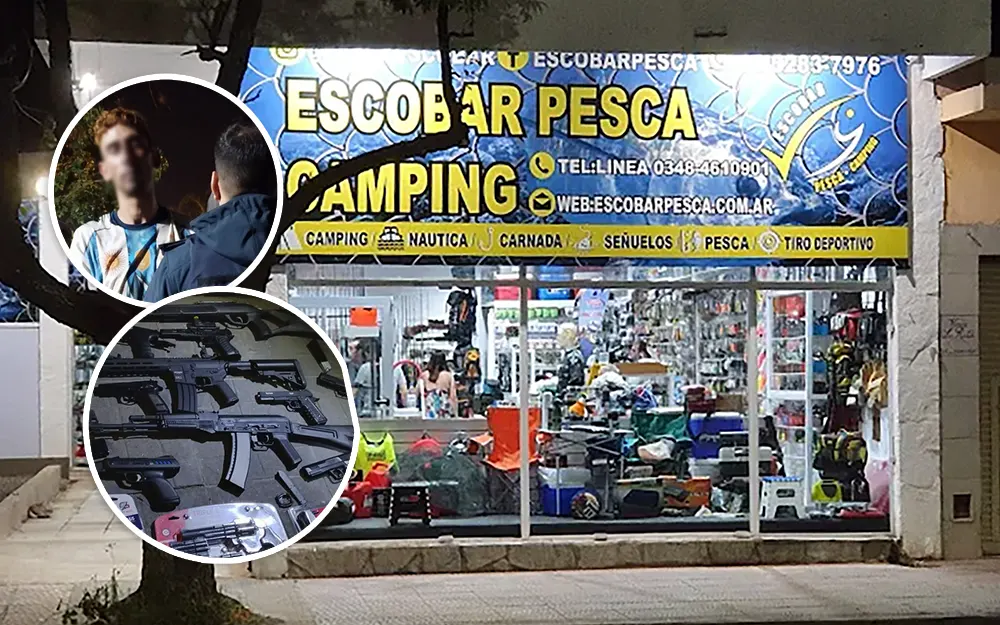 Robó en un local de caza y pesca en la entrada de Escobar y lo capturaron