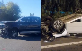Dos accidentes en Panamericana