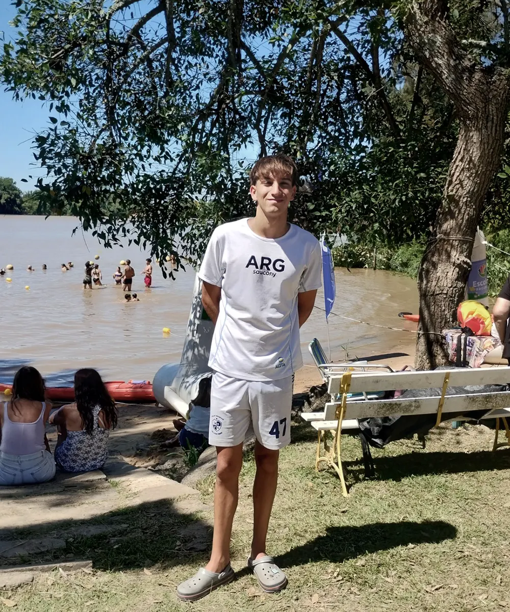 Francisco Garigliano fue el ganador de los 7 kil&oacute;metros en su primera carrera en aguas abiertas, con un tiempo de 54&rsquo;28&rsquo;&rsquo;.