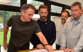 Gabriel Katopodis y Ariel Sujarchuk