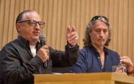 Oscar “Tony” Tomanelli durante el testimonio que dio en el segundo tramo de la sesión,