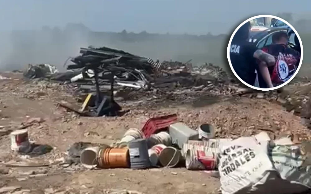 Detienen a un hombre por causar incendios reiterados en un basural de Maschwitz