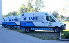 El Hospital del Bicentenario de Garín refuerza su flota con tres nuevas ambulancias