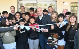 El Municipio inauguró la ampliación de la Escuela Secundaria N°23 de Garín