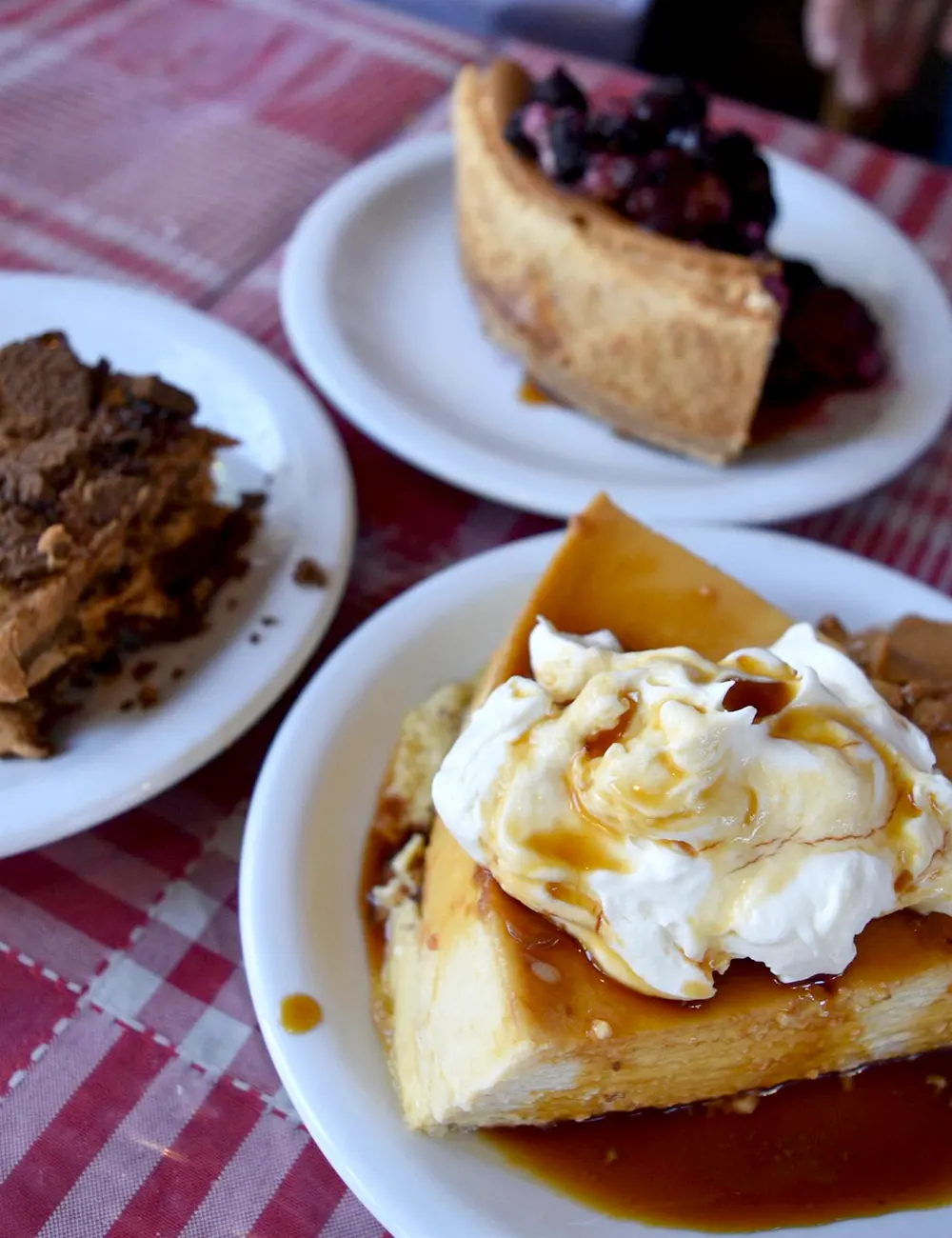 Postres del bodeg&oacute;n de Matheu.