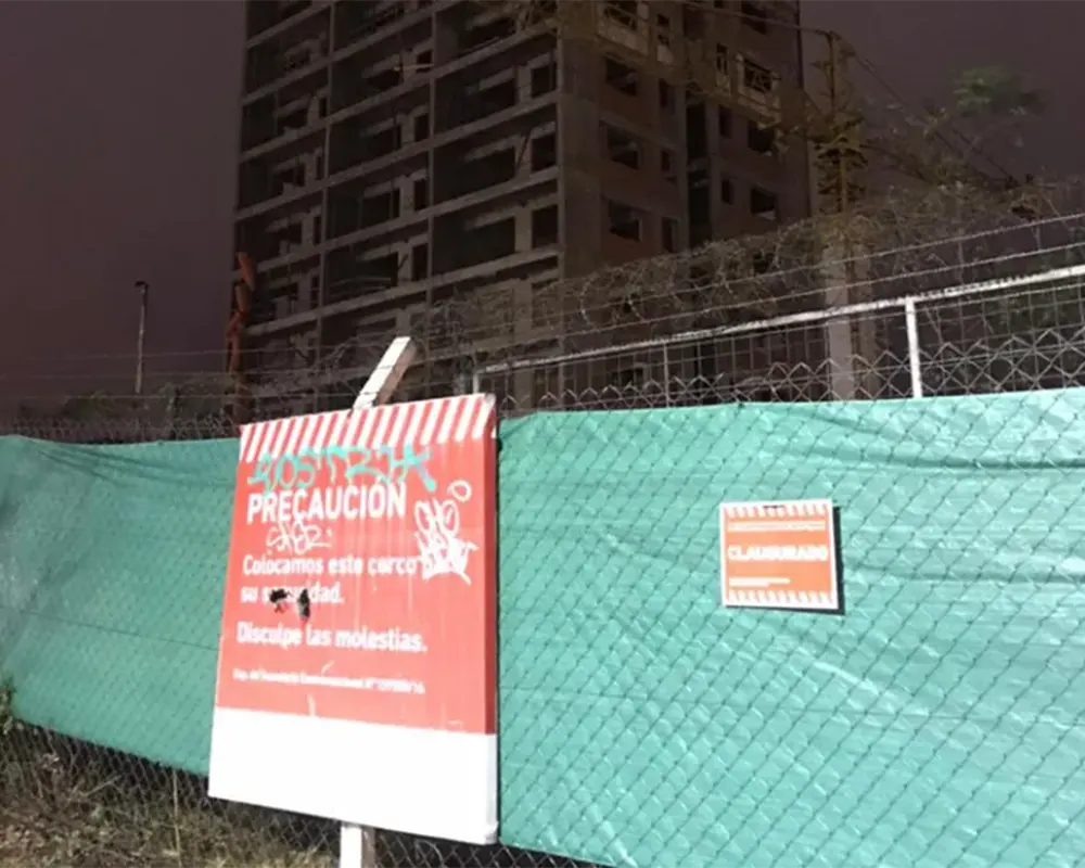 El edificio fue clausurado en 2015.