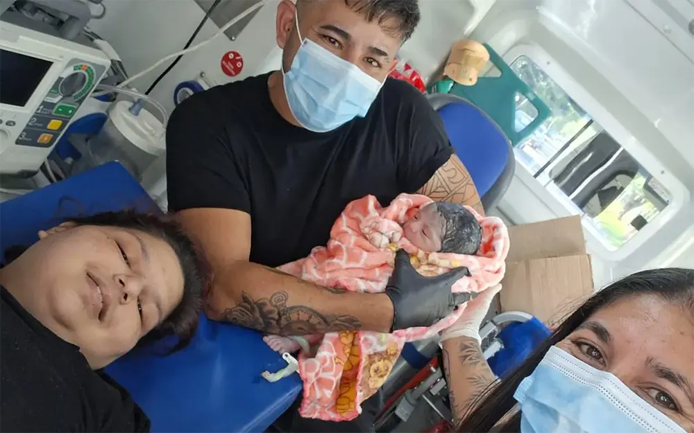 El SAME asistió un parto de urgencia en una vivienda de Garín