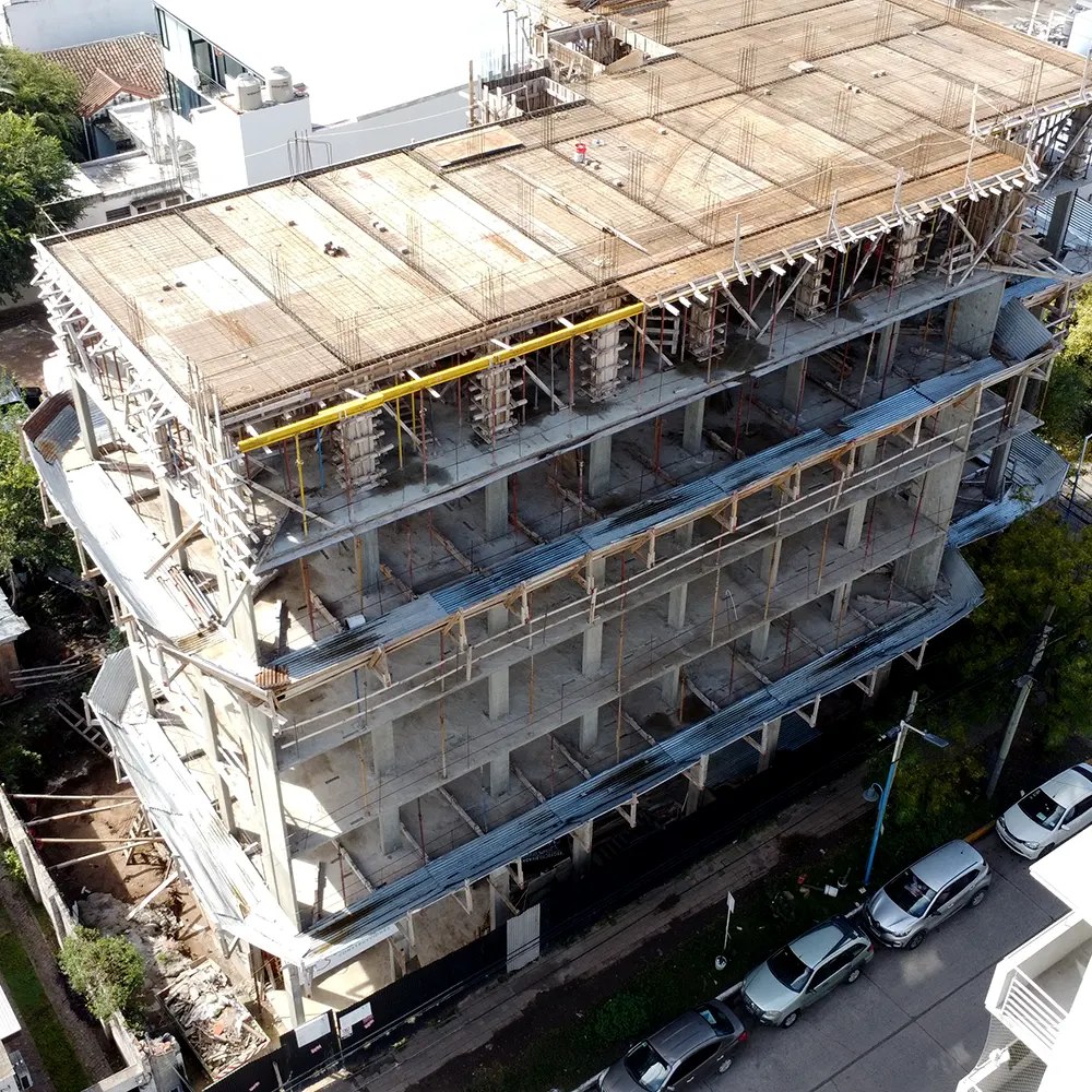 vista a&eacute;rea del edificio