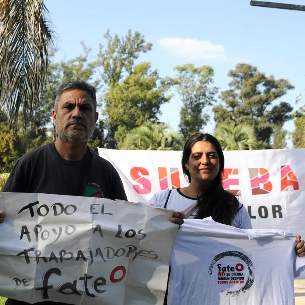 Pablo Iturrez y Alicia Ciciro.