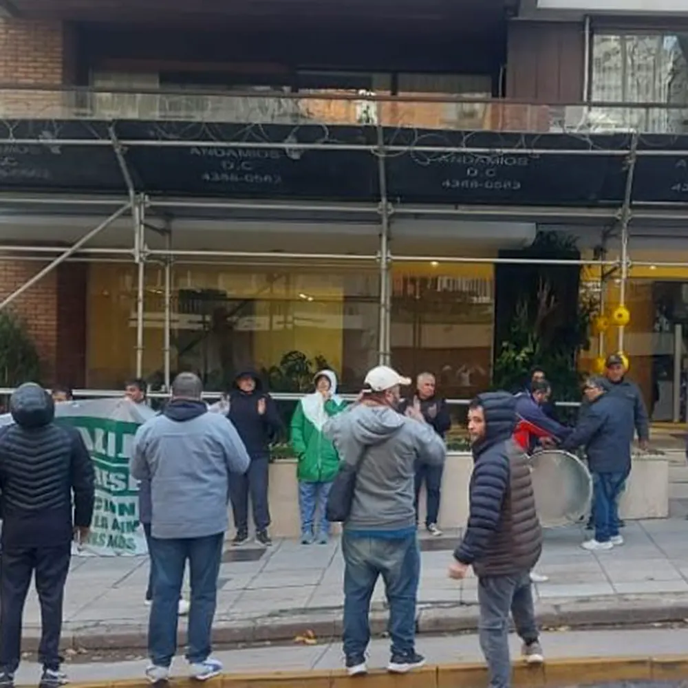 Manifestaci&oacute;n de operarios de la empresa Alijor.