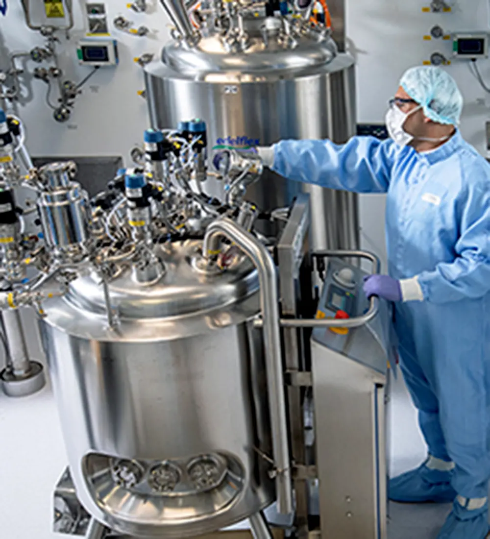 laboratorio de Sinergium Biotech en Gar&iacute;n, donde se producir&aacute;n las vacunas antigripales