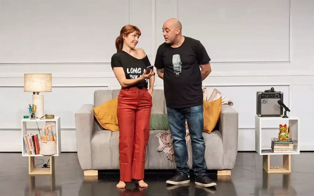 sebastian presta Santiago Presta y Josefina Scaglione interpretan una comedia romantica.