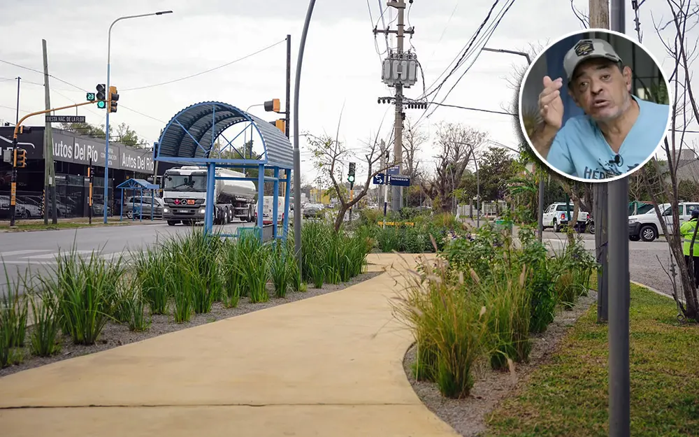Un sector de la avenida San Martín lleva el nombre de un héroe de Malvinas