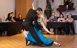 Martín Almirón, artista y productor cultural oriundo de Garín bailarin de Tango.