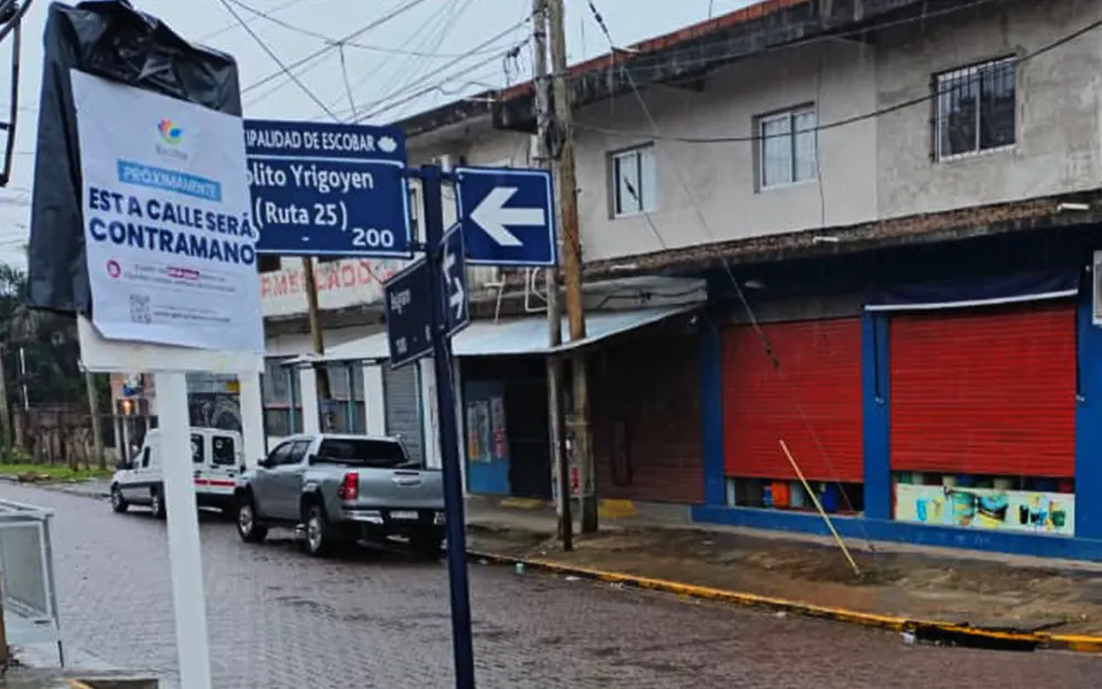 Comienzan a regir cambios de circulación en calles de Maschwitz, Matheu y Loma Verde