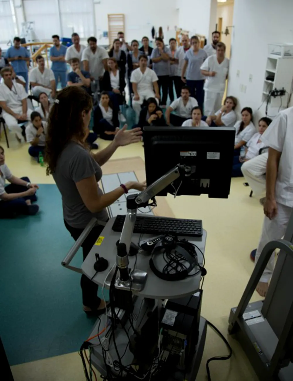 Personal del centro de salud Fleni.