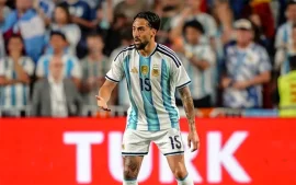 Nicolás González sumó minutos ante Islandia en el último amistoso previo al Mundial