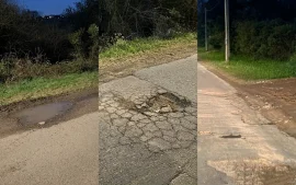 Reclamo por el mal estado de la calle Boote en Loma Verde.