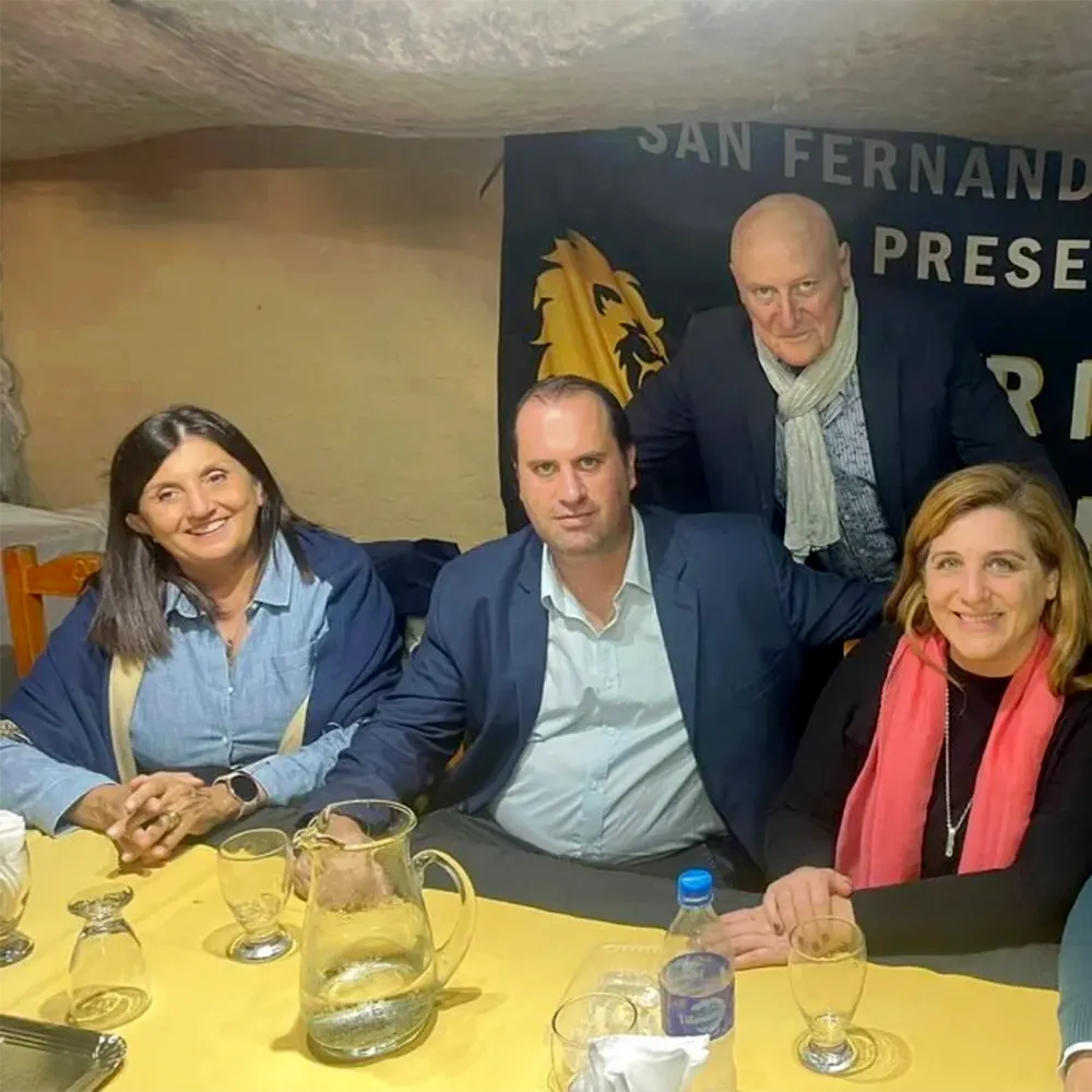 Mariana Huber, Eduardo Gianfrancesco y Sandra de Boeuf