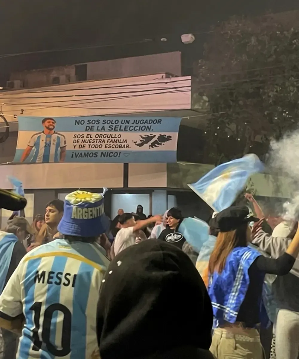 Nicolas González, jugador de la Selección Argentina.