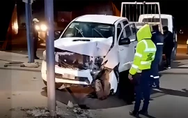 El conductor alcoholizado perdió el control de su vehículo.
