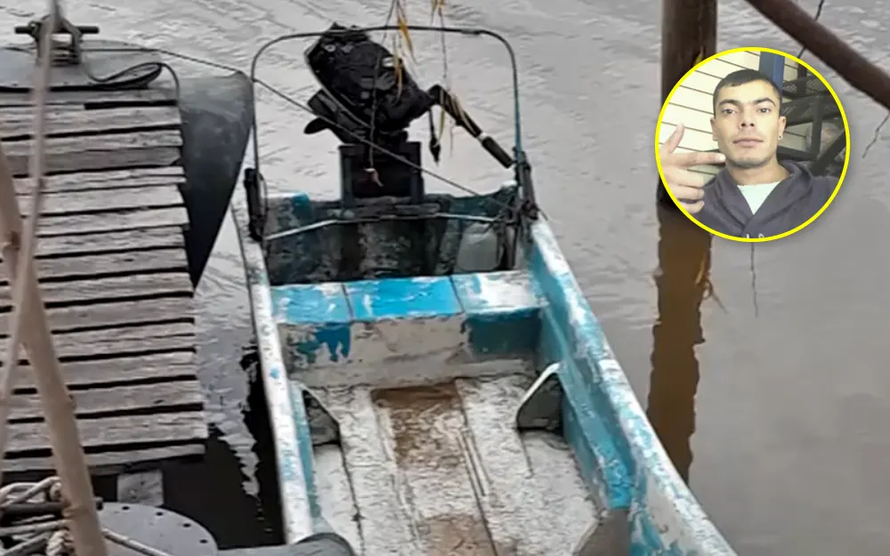 Un joven de Garín desapareció tras caer al río Paraná de las Palmas