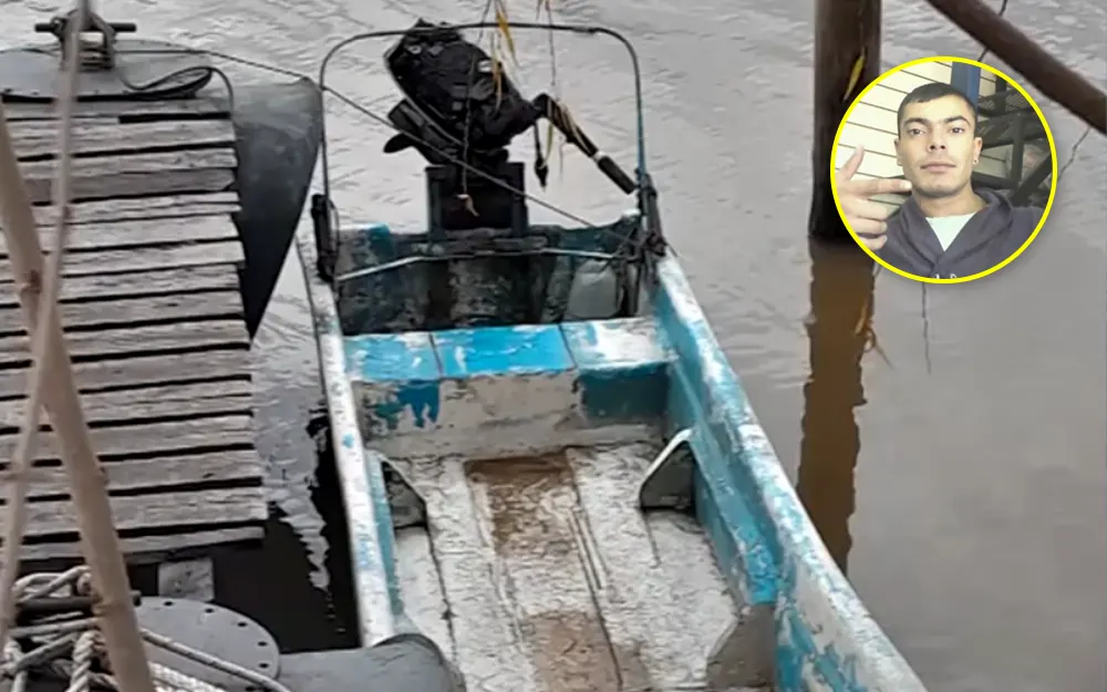 Un joven de Garín desapareció tras caer al río Paraná de las Palmas