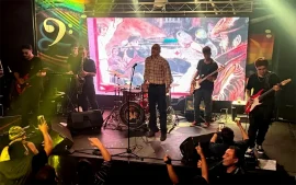 Una banda redonda, hace tributo al Indio Solari