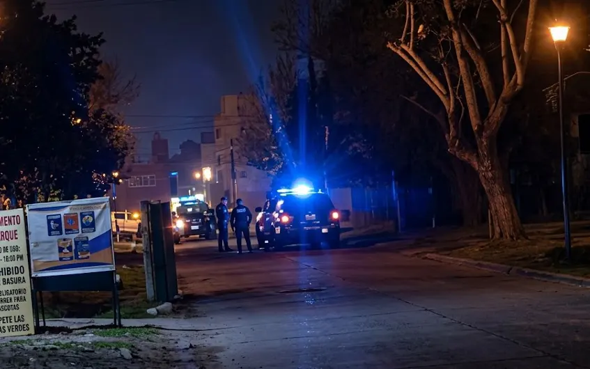 Fueza de lugar del brutal asesinato en Garín