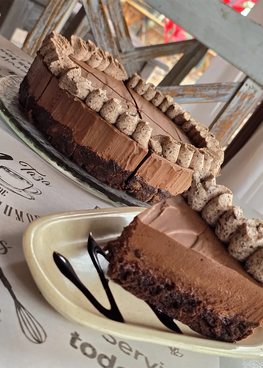 torta de chocolate de Stollen