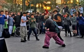 Batalla aura plaza Escobar