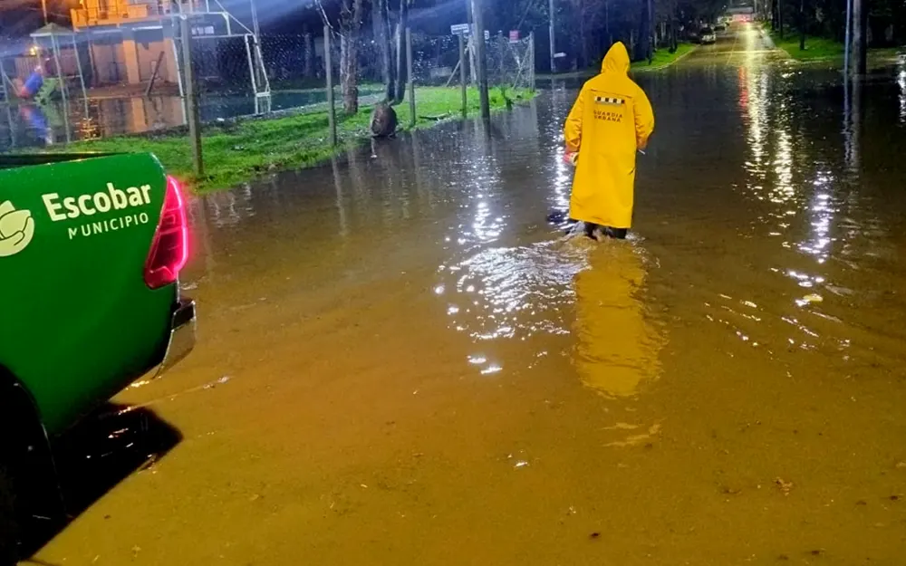 “El Niño” llegó a Escobar: en tres horas cayó más agua que en todo un mes