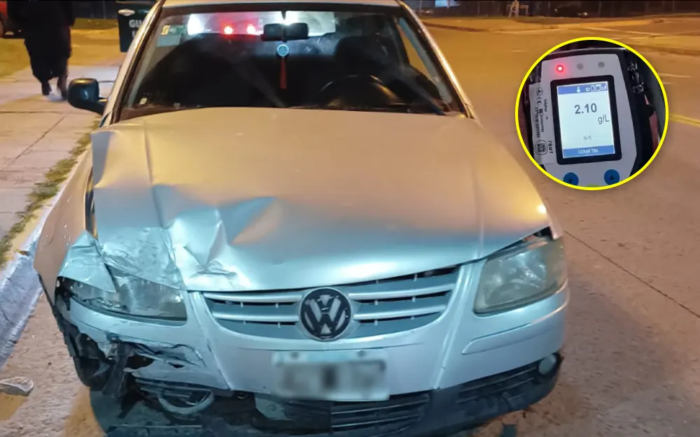 Un conductor alcoholizado chocó contra otro vehículo en Ingeniero Maschwitz