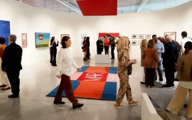 Exposición de arte en Mlaba Puestos