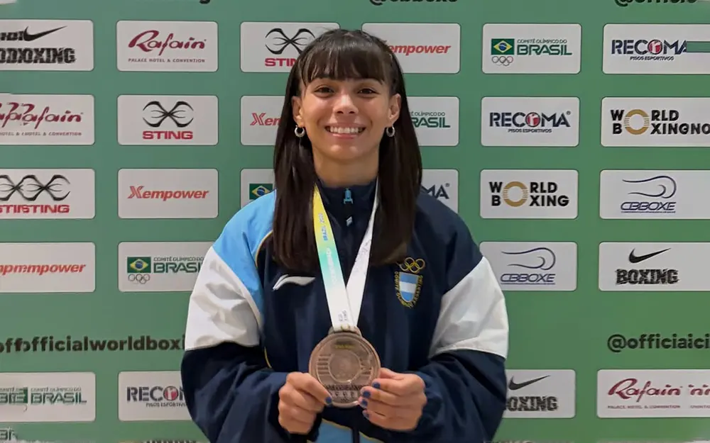 Una boxeadora garinense ganó medalla de bronce en los Juegos Suramericanos