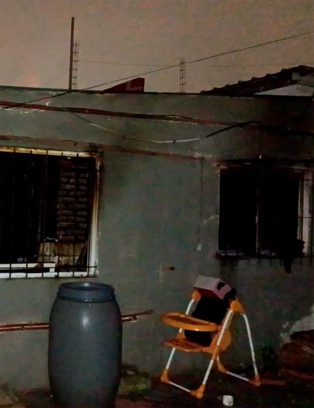 Daos de la vivienda tras el incendio